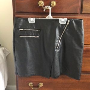 H&M’s Divided Size 12 Faux leather skirt!
